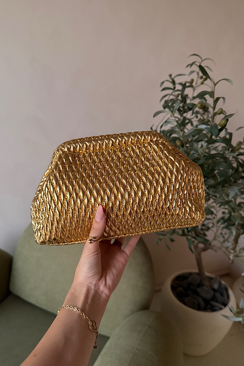 Serene Clutch - Gold