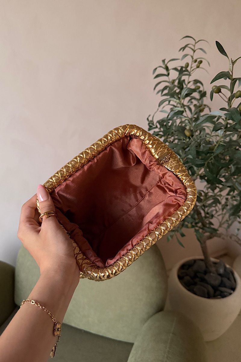 Serene Clutch - Gold