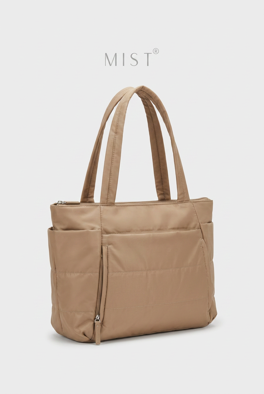 Nora Large Multi Compartments - Nude
