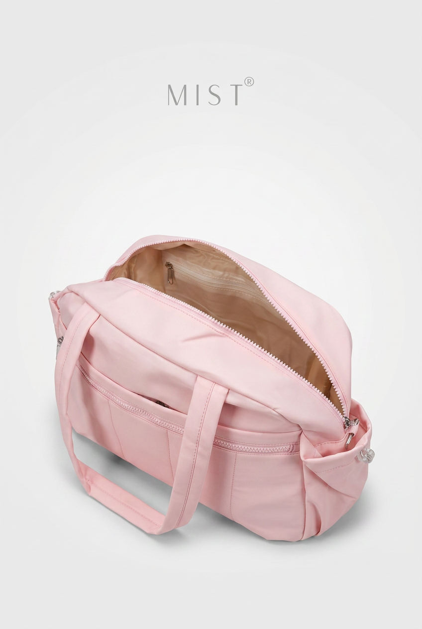 Bowie Large Water Proof Puffer Bag – Pink