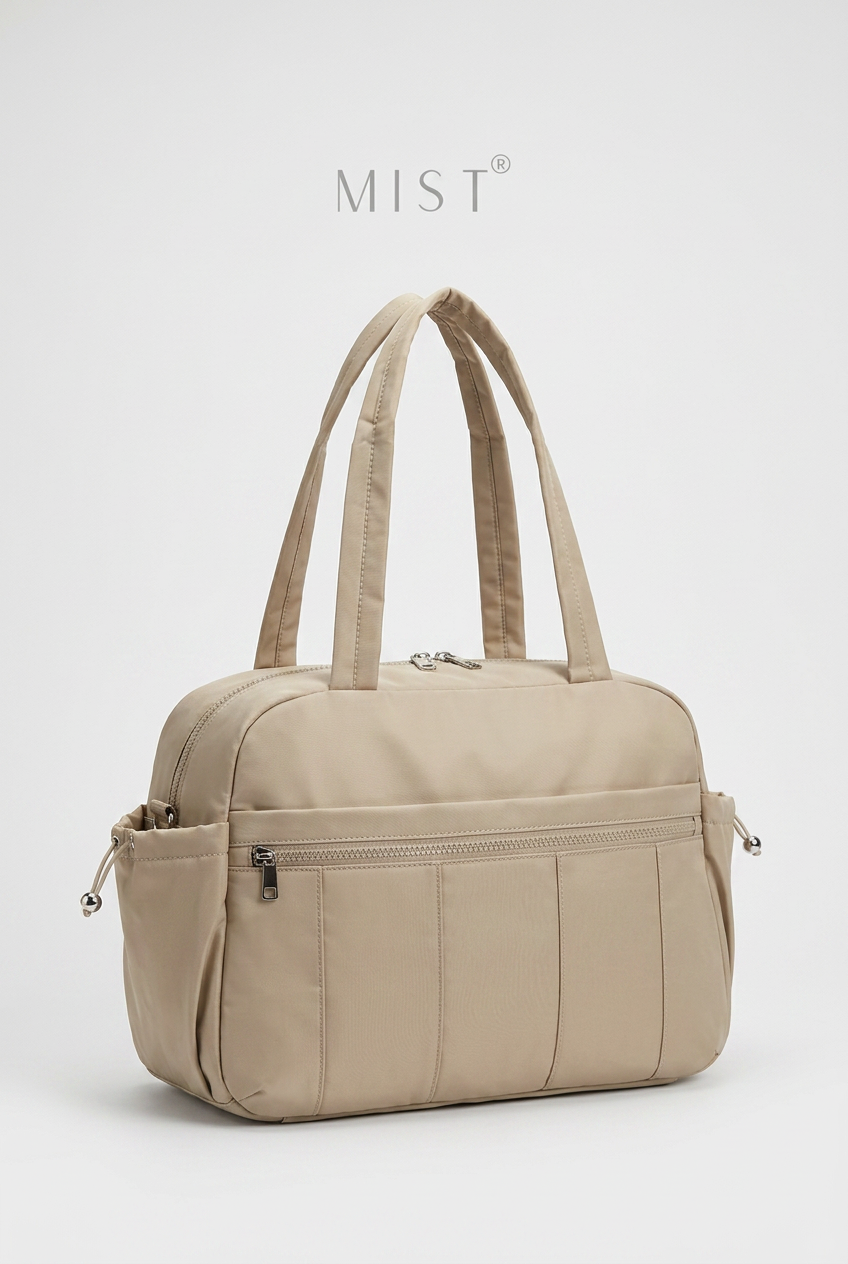 Bowie Large Water Proof Puffer Bag – Beige