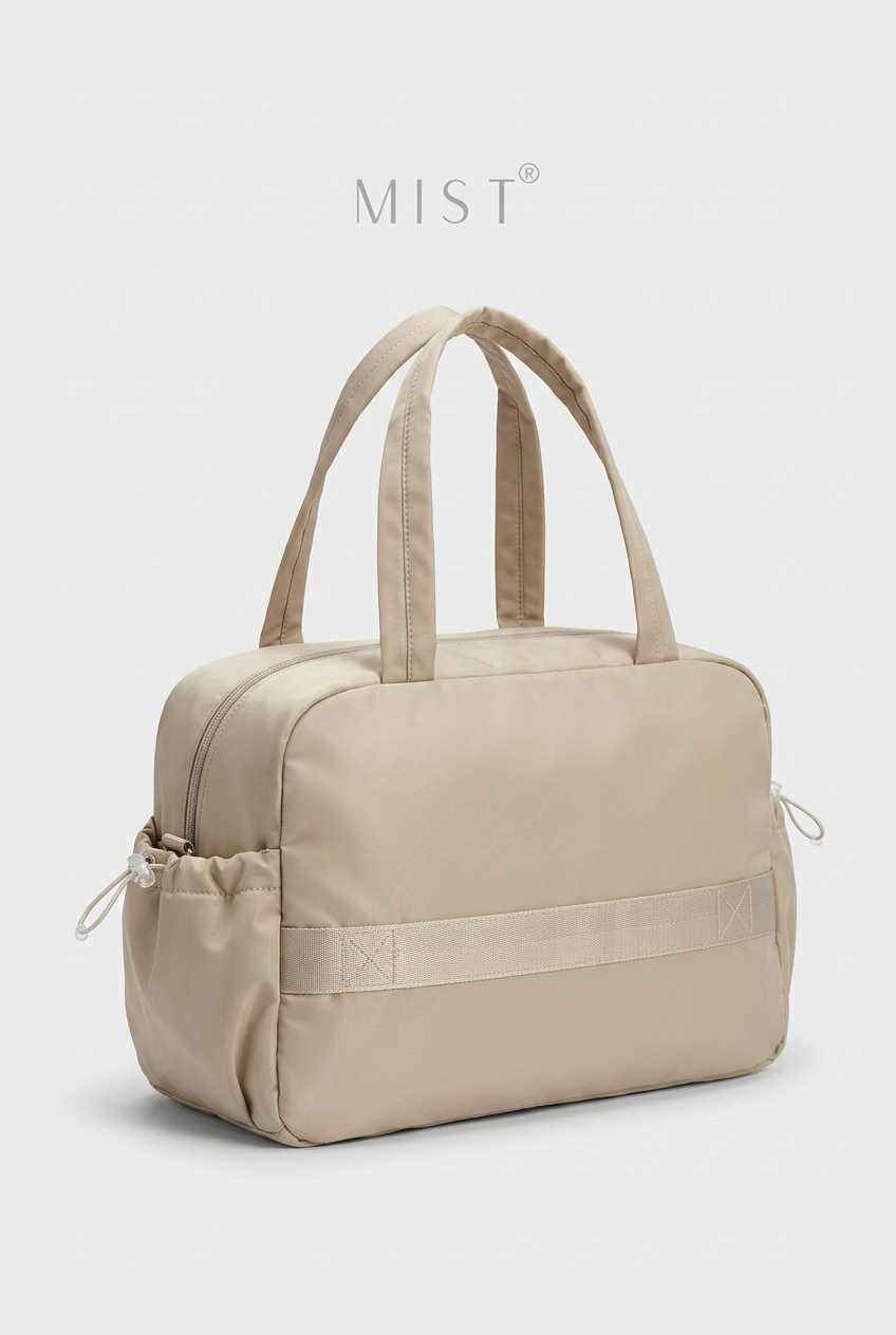 Bowie Large Water Proof Puffer Bag – Beige