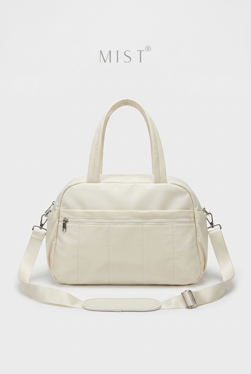 Bowie Large Water Proof Puffer Bag – Cream