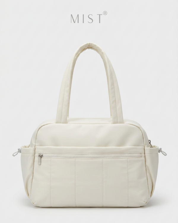Bowie Large Water Proof Puffer Bag - Cream