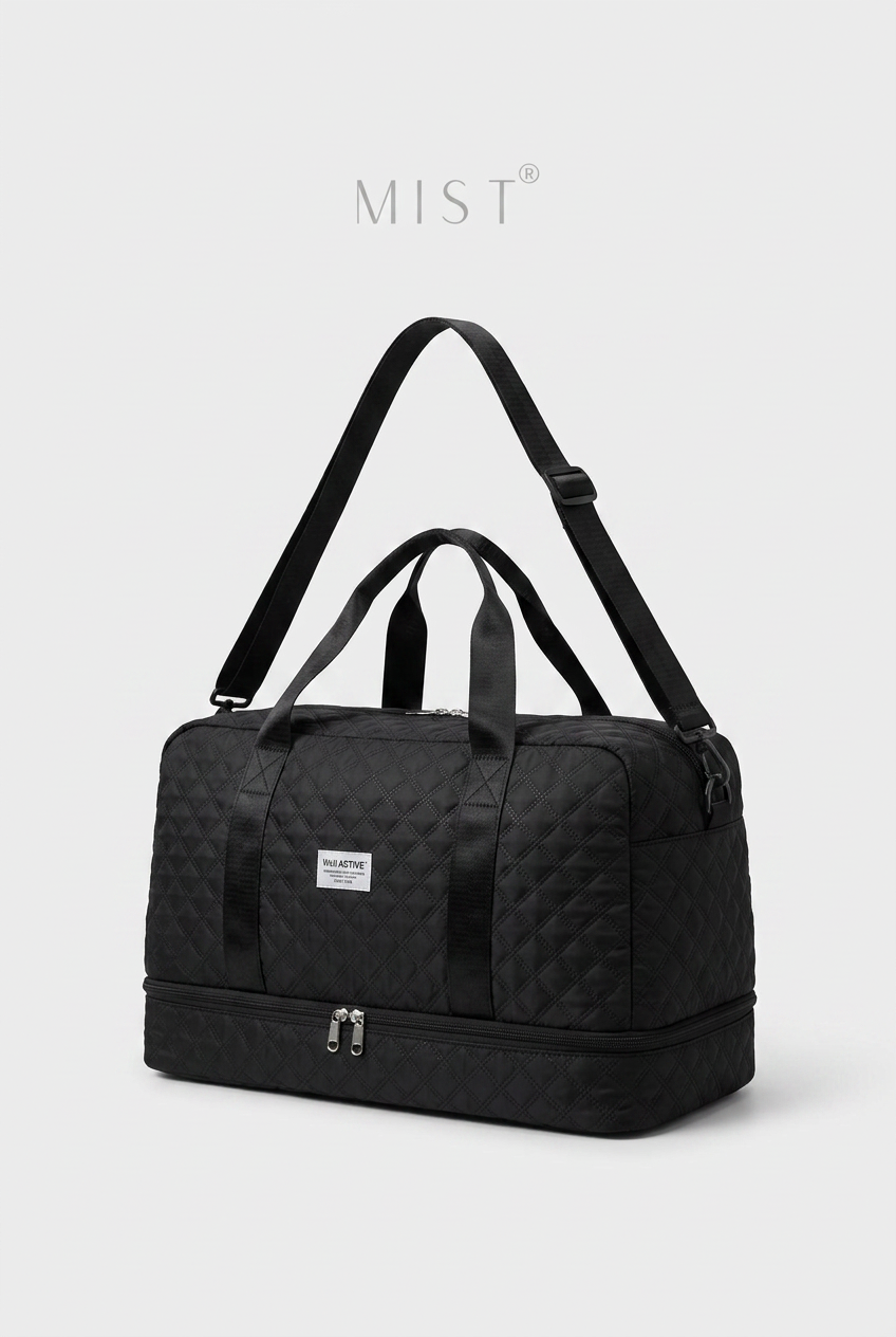 Mist Active Mega Quilted – Black