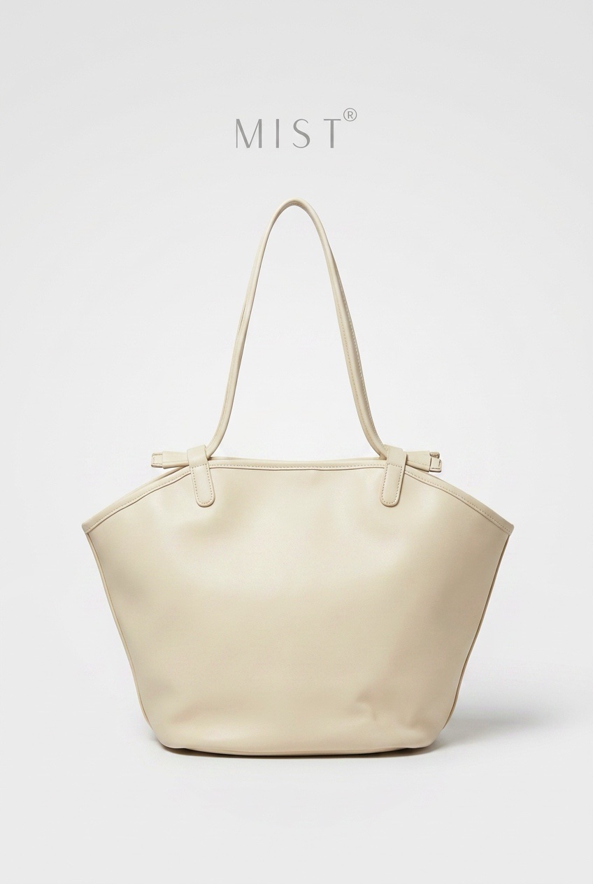 Lea Large + Pouch – Cream