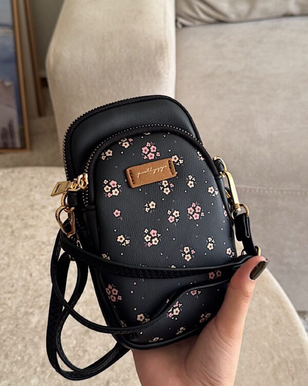 Peony Cross - Black