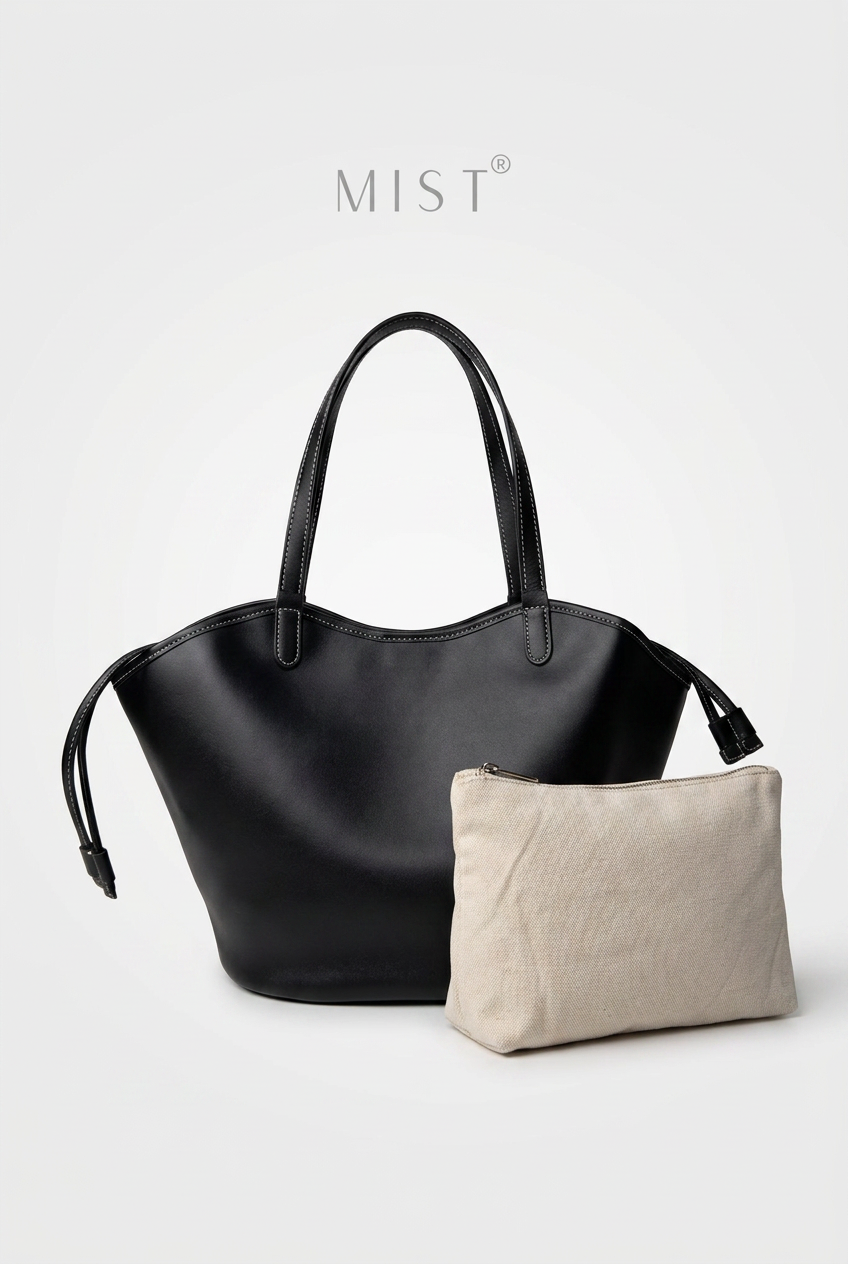 Lea Large + Pouch - Black