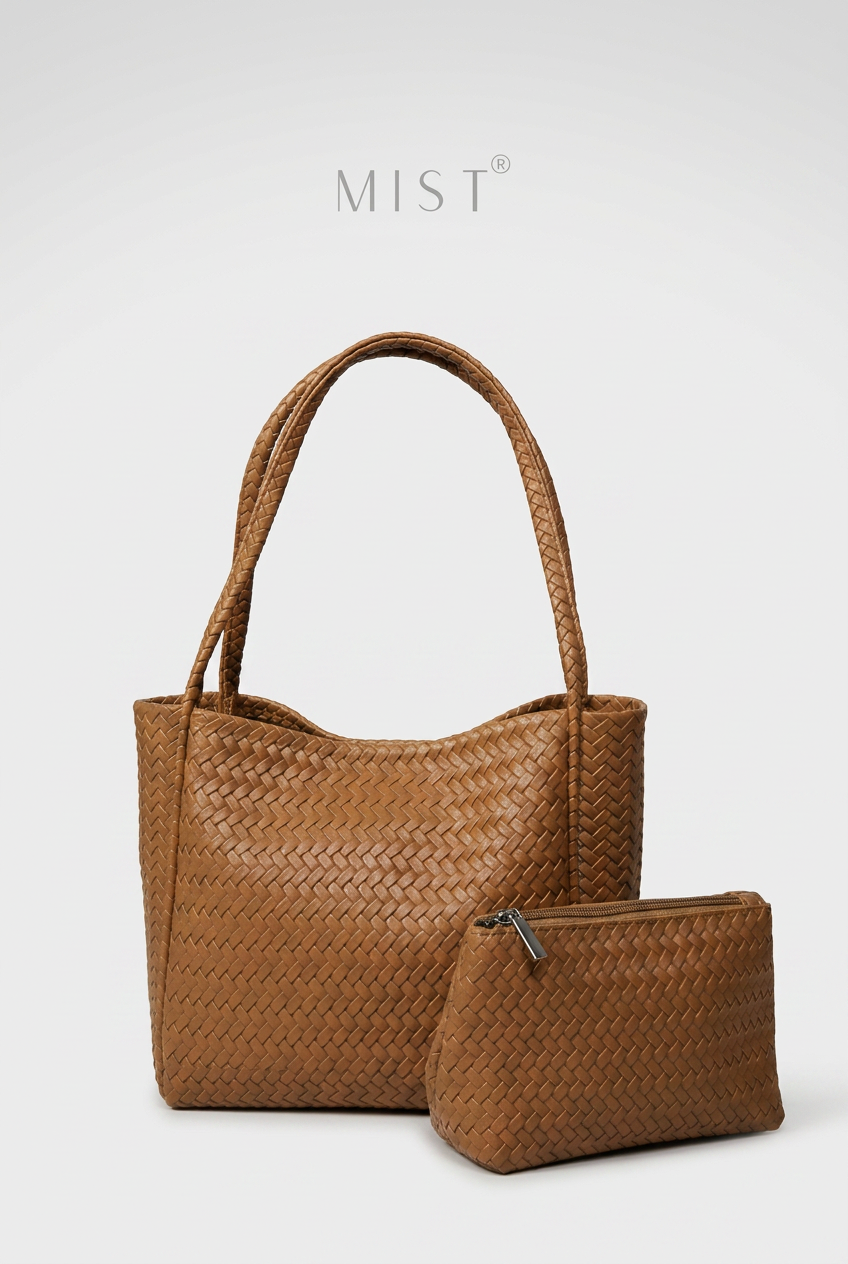 Moscow Woven + Pouch - Mocha Brown
