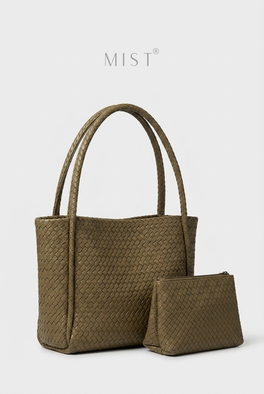 Moscow Woven + Pouch - Sage Green