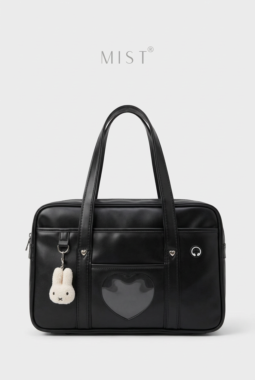 Kenzu Heart Japanese Style + Charm - Black