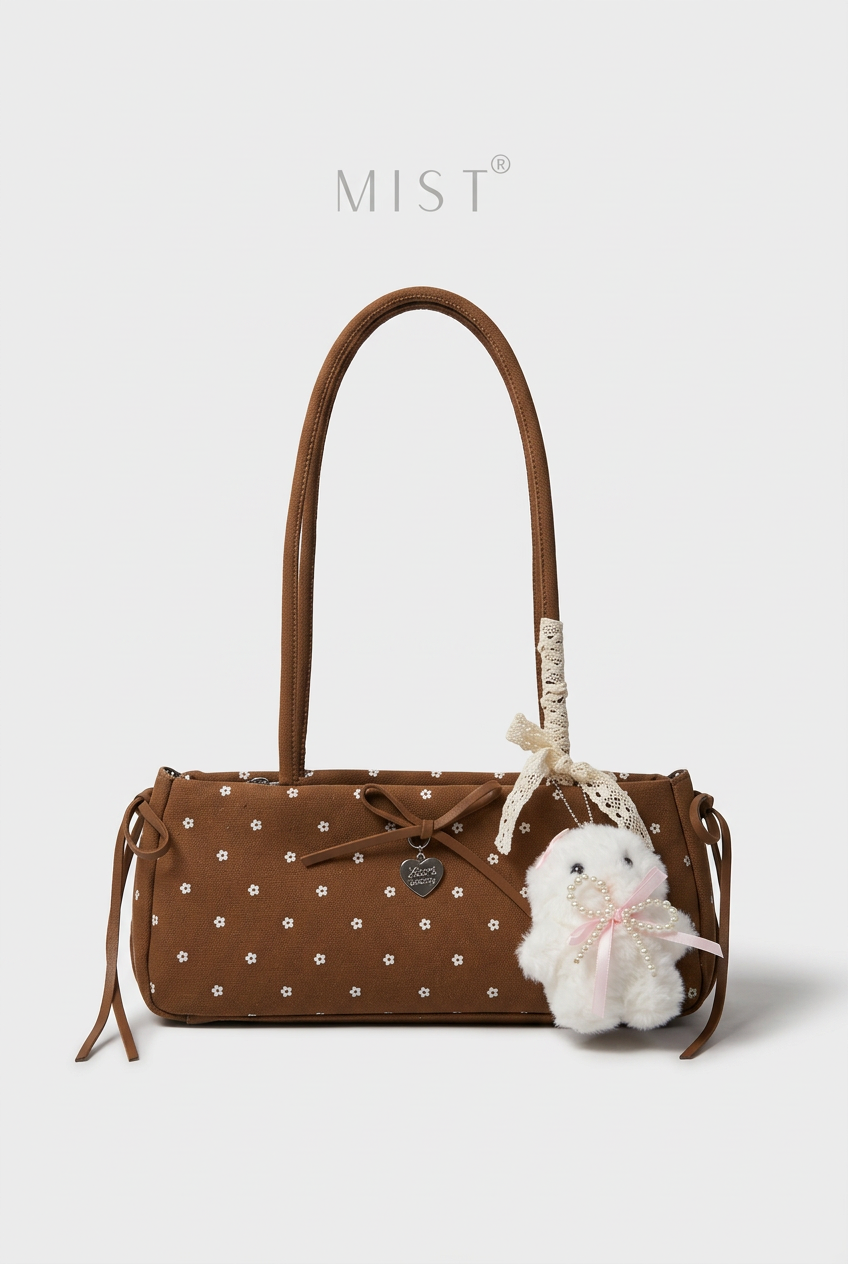 Orchid Bunny + Charm - Camel