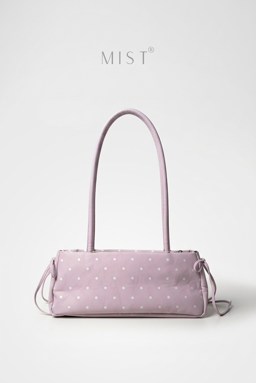 Bunny Polka Suede + Charm - Pink