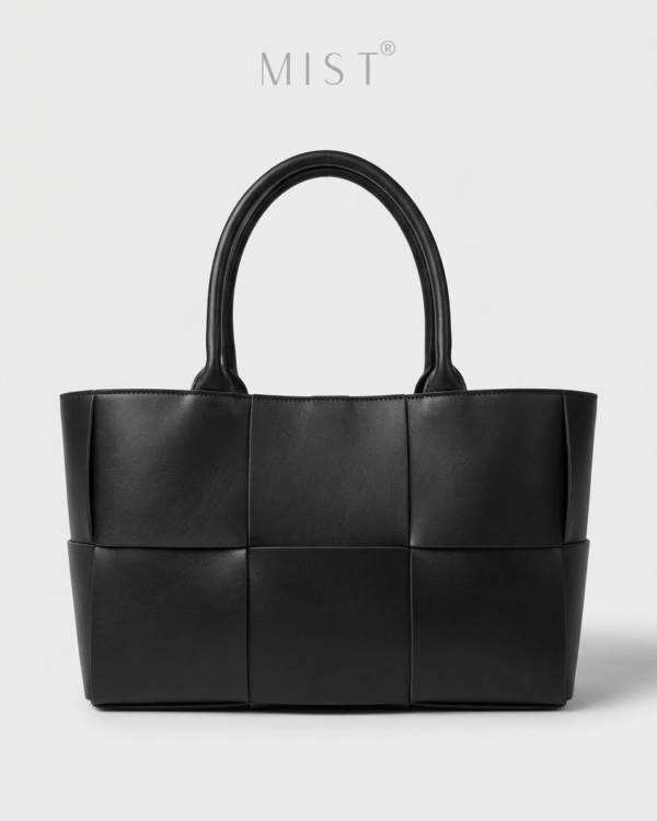 Gaia Woven + Purse - Black