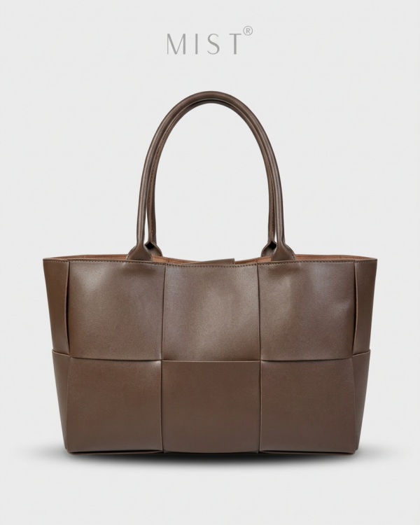 Gaia Woven + Purse - Brown