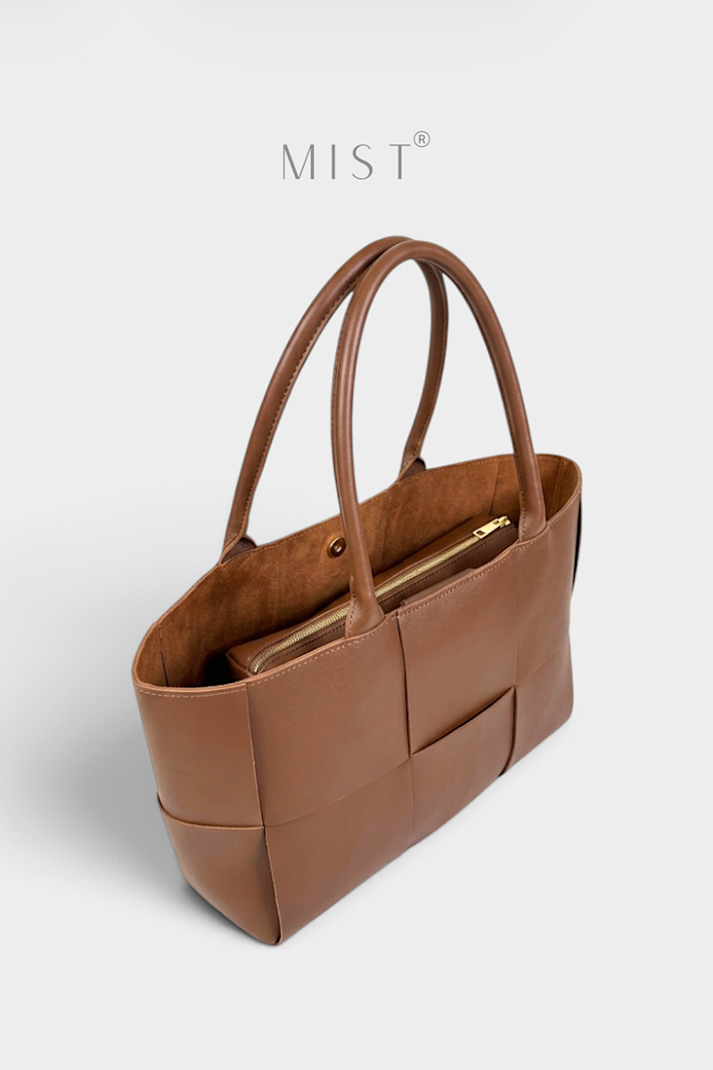 Gaia Woven + Purse - Camel