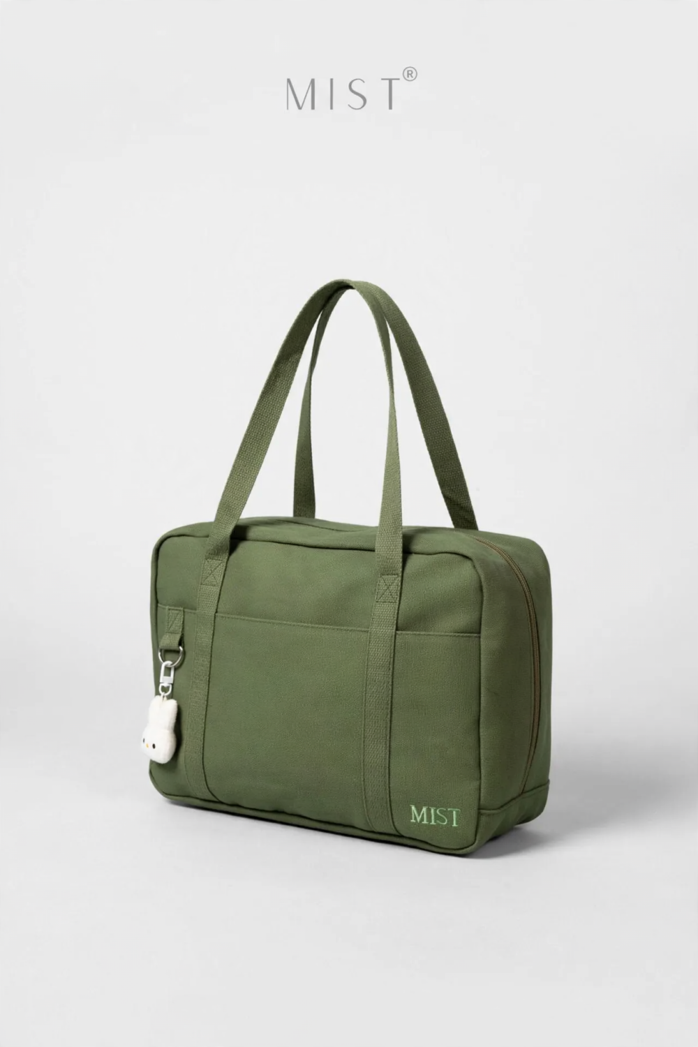 Kaia Large Organized Tote + Charm – Olive