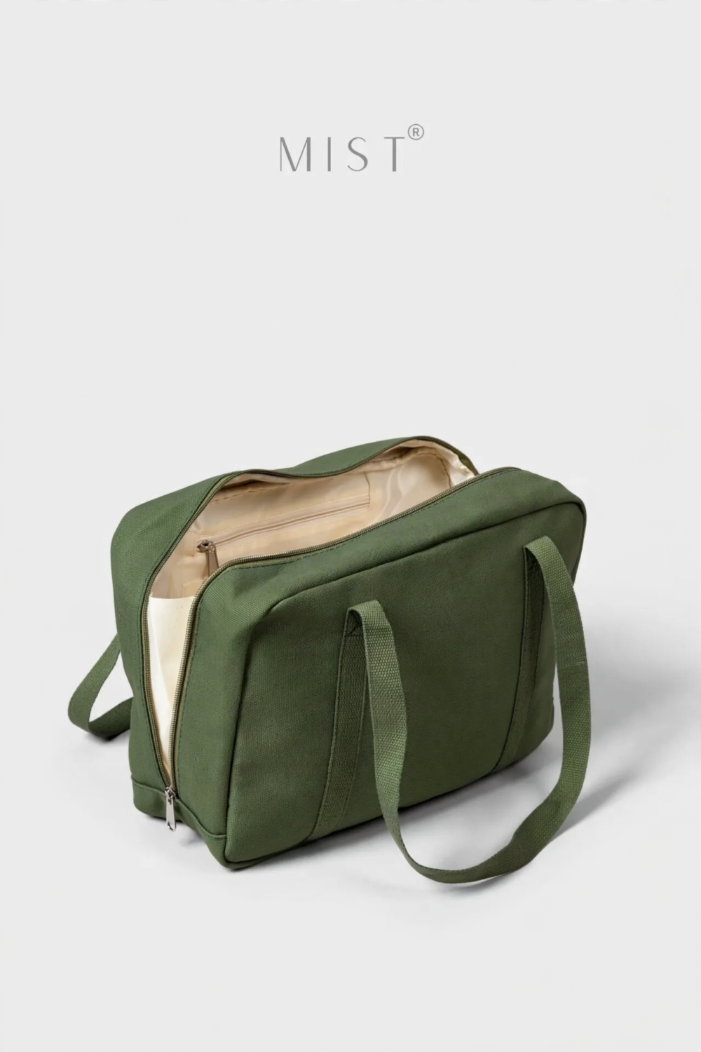 Kaia Large Organized Tote + Charm – Olive