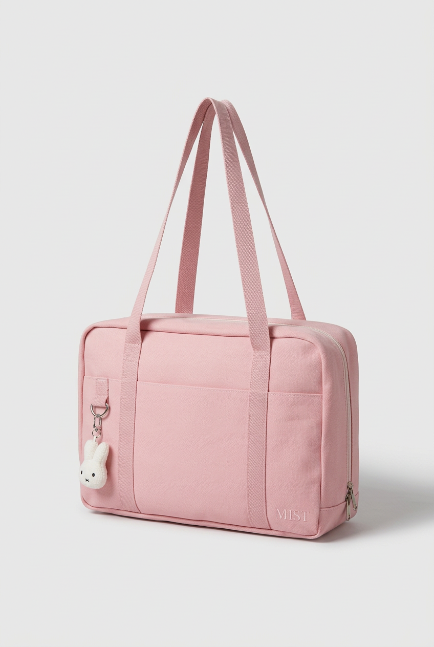 Kaia Large Organized Tote + Charm – Pink