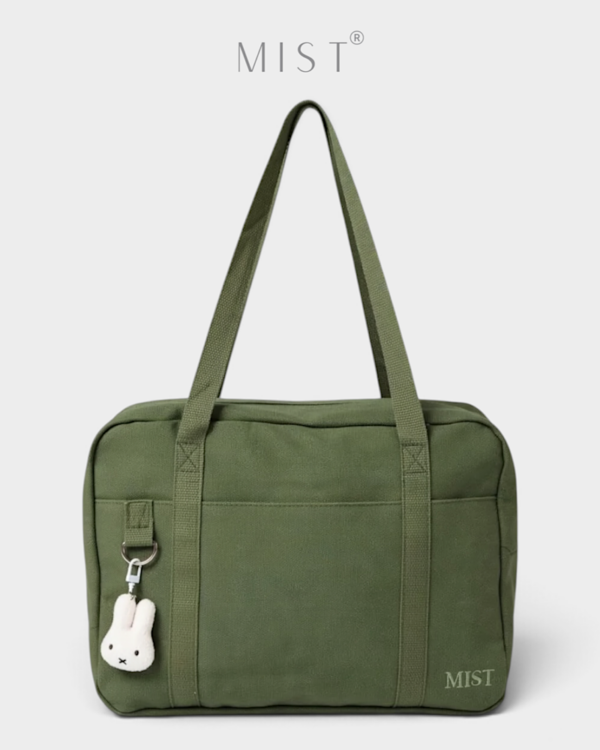 Kaia Large Organized Tote + Charm - Olive