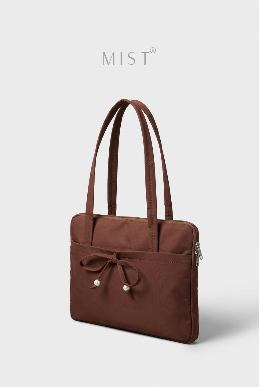 Hush Laptop Bag - Coffee Brown