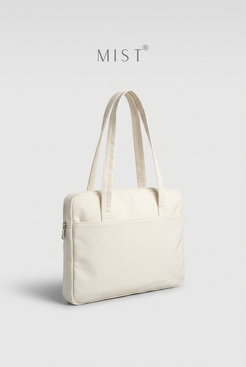 Hush Laptop Bag - Cream