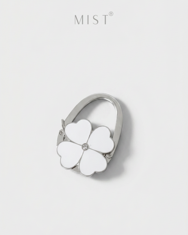 Clover Bag Hanger - White