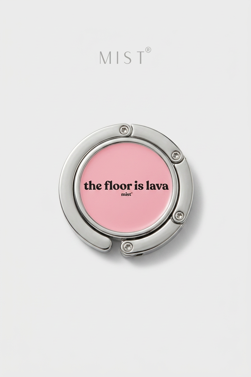 The Floor Is Lava Bag Hanger - Pink