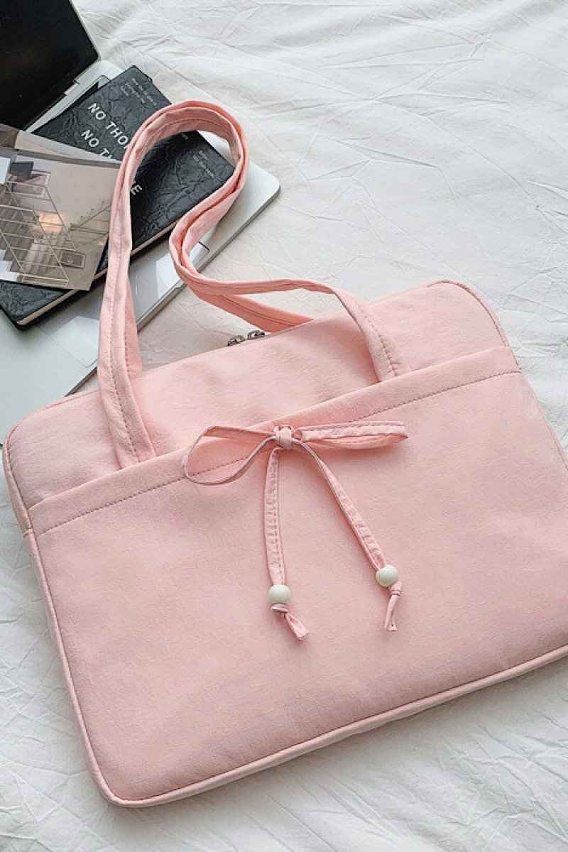 Hush Laptop Bag – Baby Pink